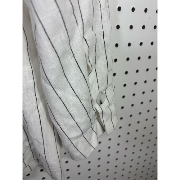 Steve Madden pin stripe blazer jacket size L - Picture 6 of 7